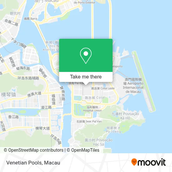 Venetian Pools map