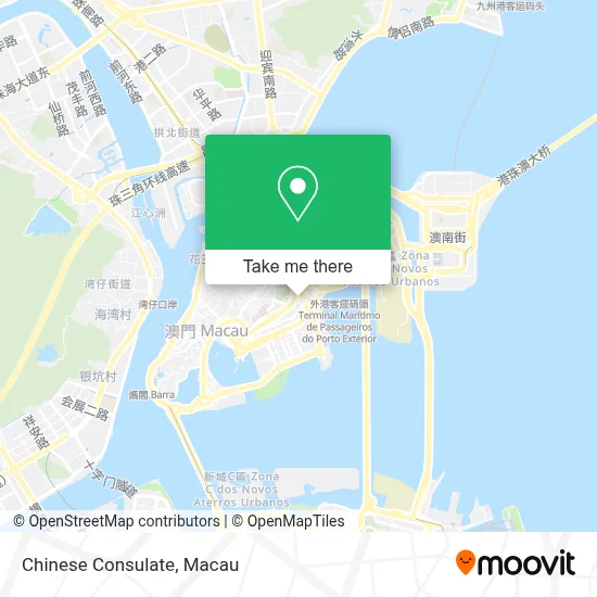 Chinese Consulate map