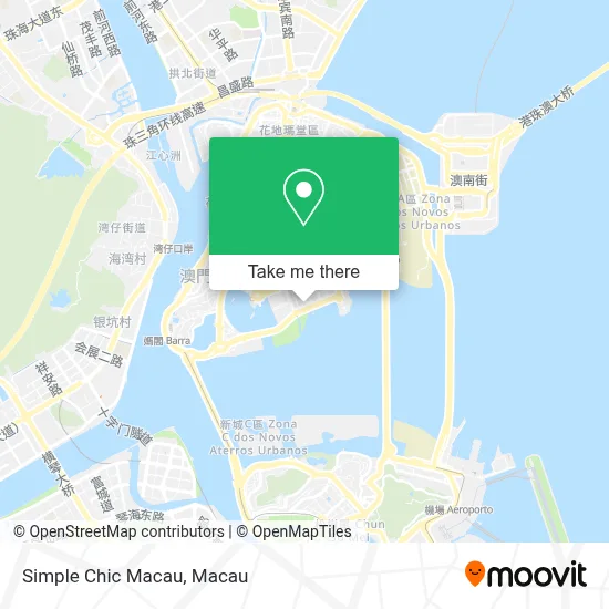 Simple Chic Macau map