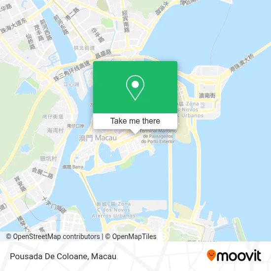 Pousada De Coloane map