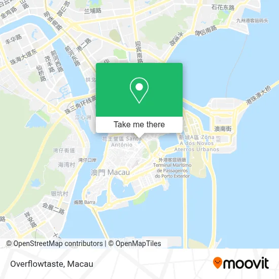 Overflowtaste map