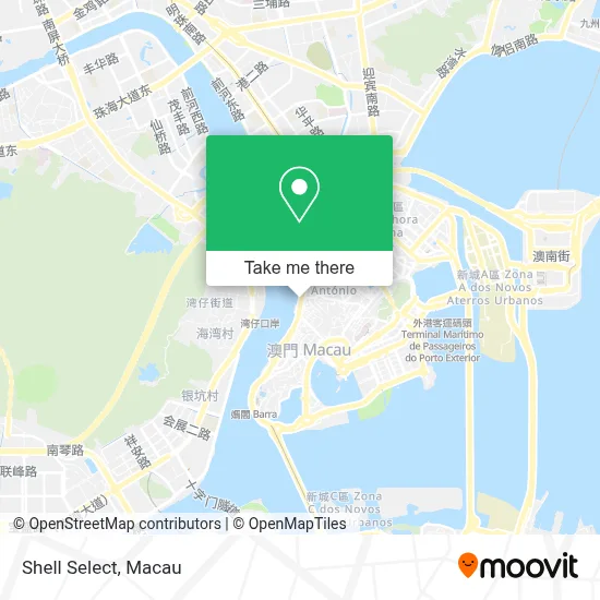 Shell Select map