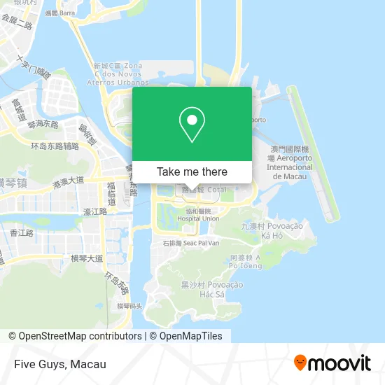 Five Guys map