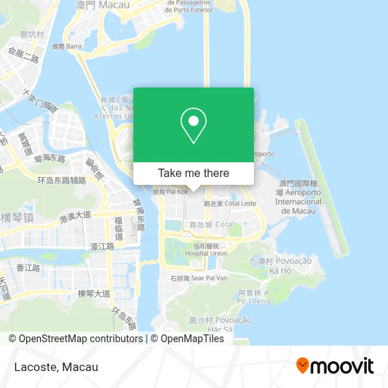Lacoste map