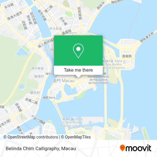 Belinda Chim Calligraphy map