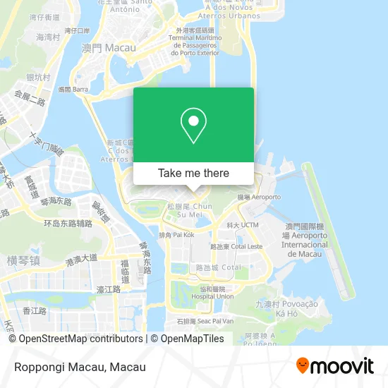 Roppongi Macau map