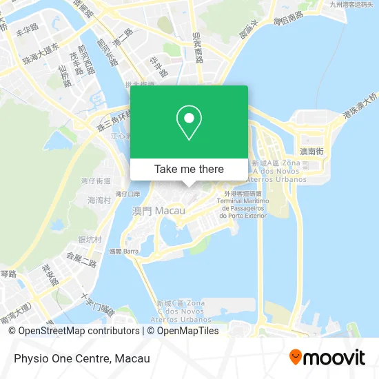Physio One Centre map