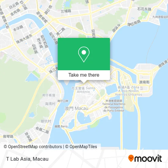 T Lab Asia map