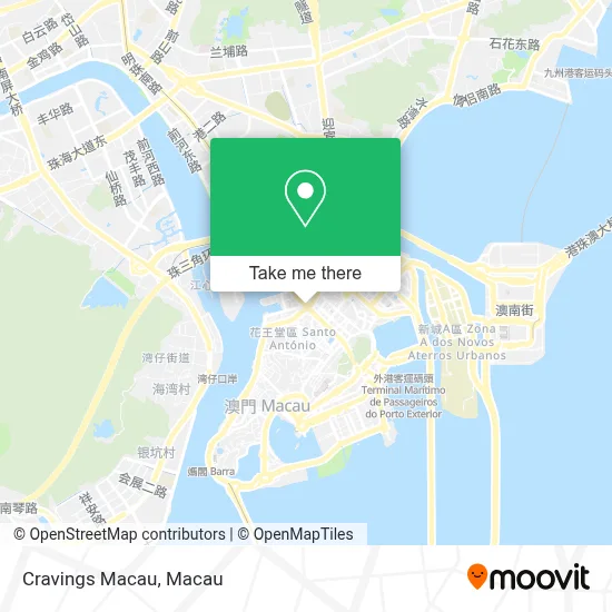 Cravings Macau map