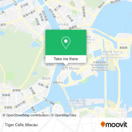 Tiger Cafe map