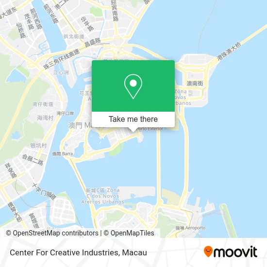 Center For Creative Industries map