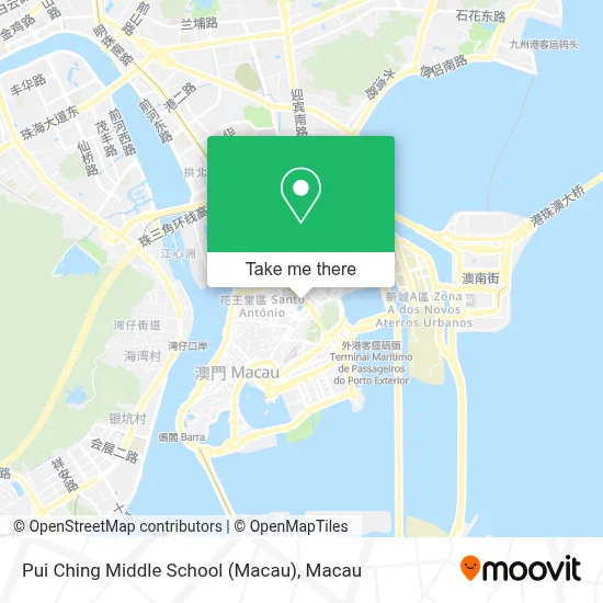 Pui Ching Middle School (Macau) map