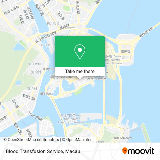 Blood Transfusion Service map