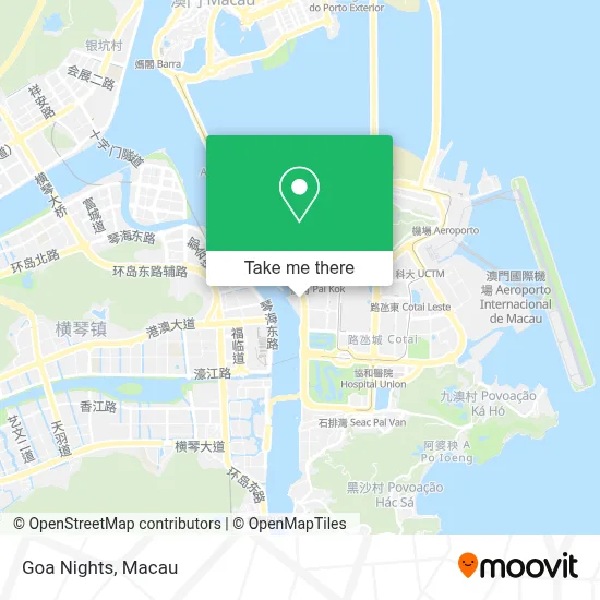 Goa Nights map