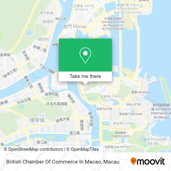 British Chamber Of Commerce In Macao map