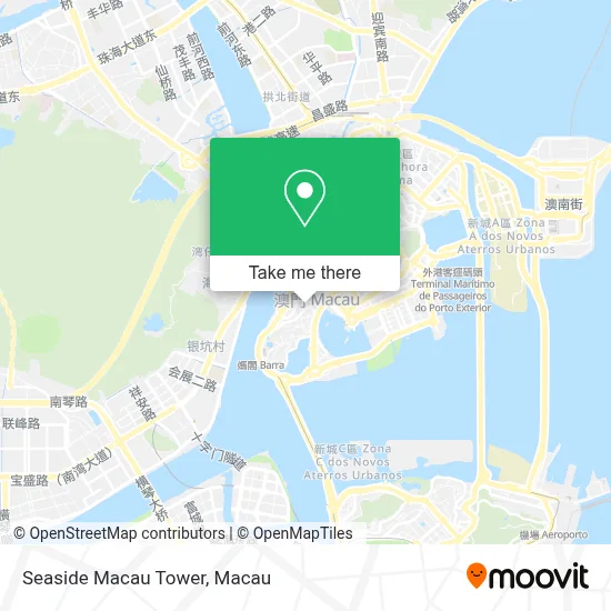 Seaside Macau Tower map