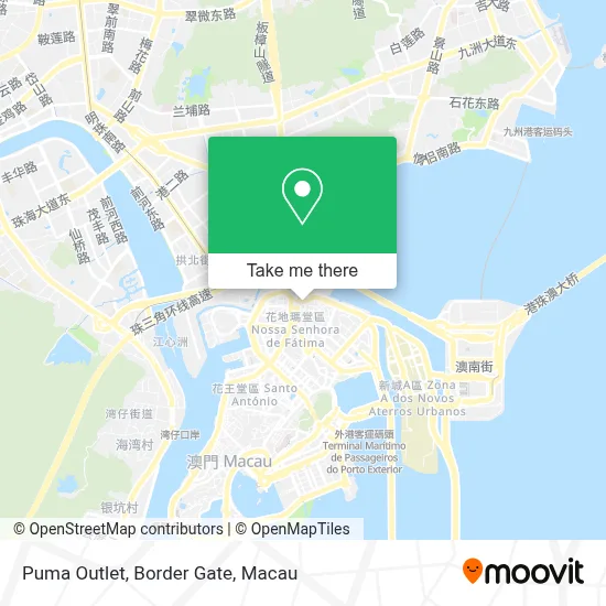 Puma Outlet, Border Gate map