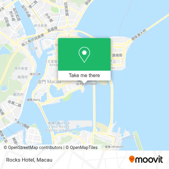 Rocks Hotel map