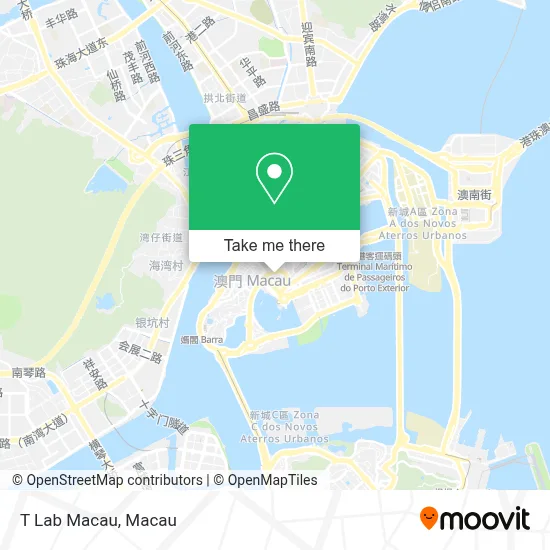 T Lab Macau map