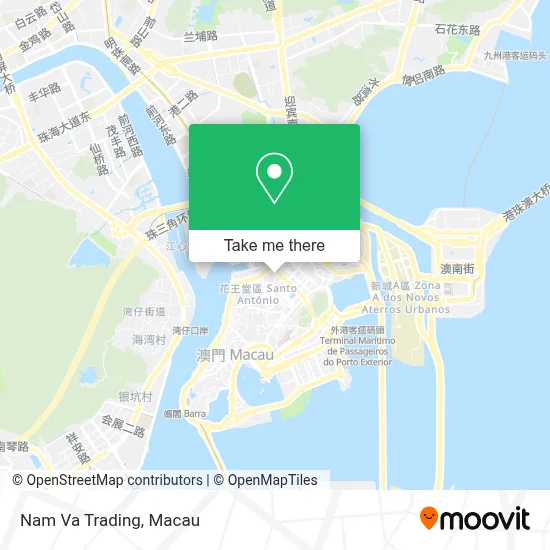 Nam Va Trading map