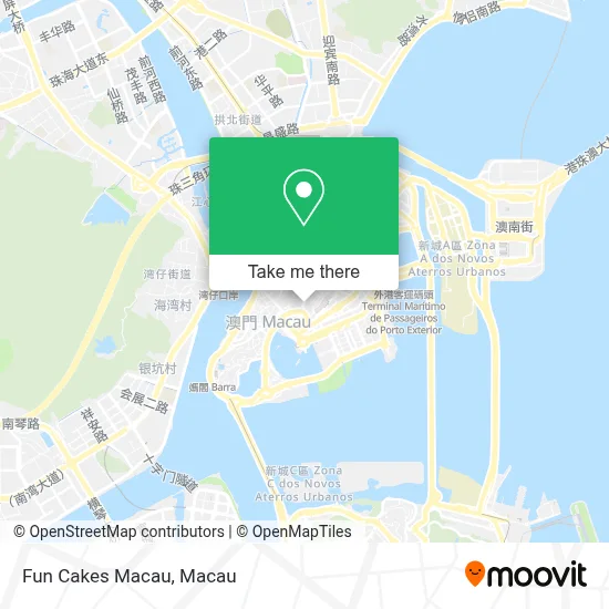 Fun Cakes Macau map