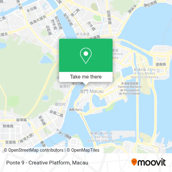 Ponte 9 - Creative Platform map