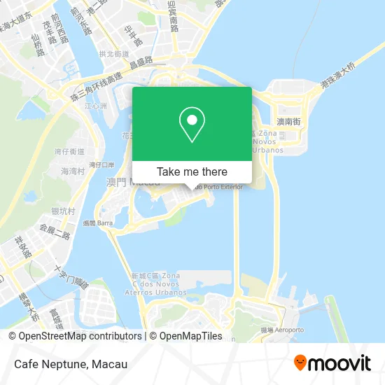 Cafe Neptune map