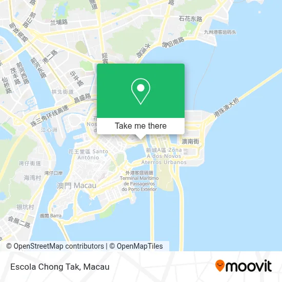 Escola Chong Tak map