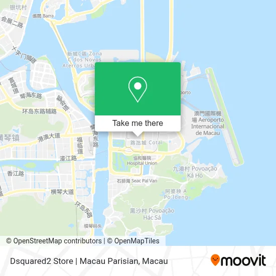Dsquared2 Store | Macau Parisian map