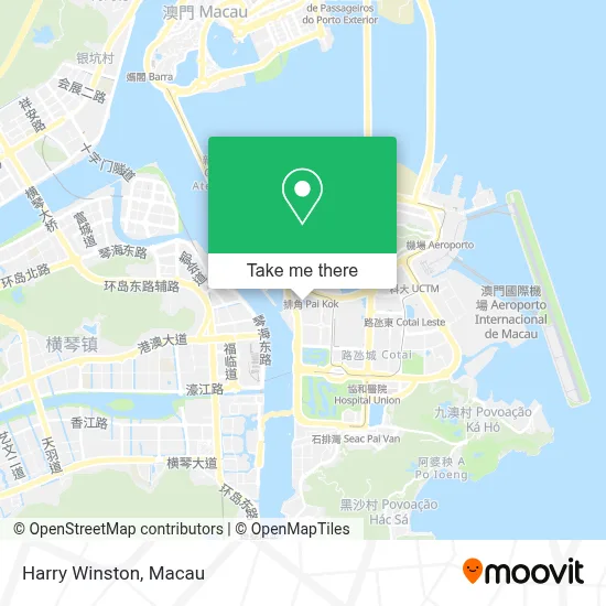 Harry Winston map