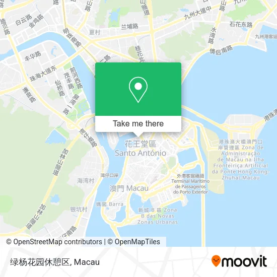 绿杨花园休憩区地圖