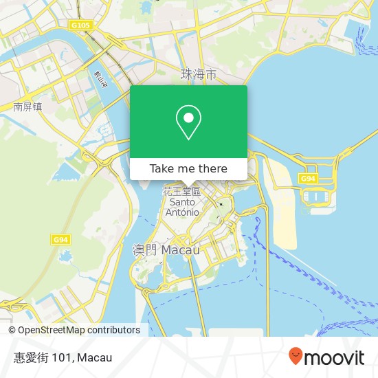 惠愛街 101 map
