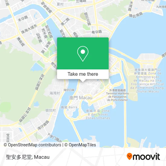 聖安多尼堂地圖