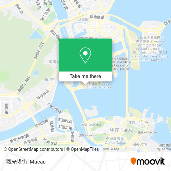 觀光塔街 map