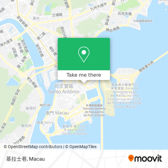 慕拉士巷地圖