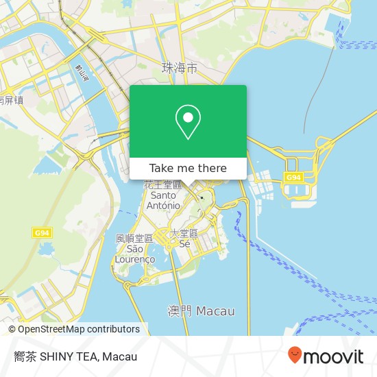 嚮茶 SHINY TEA map