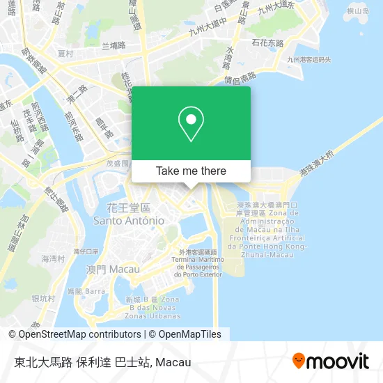 東北大馬路 保利達 巴士站 map