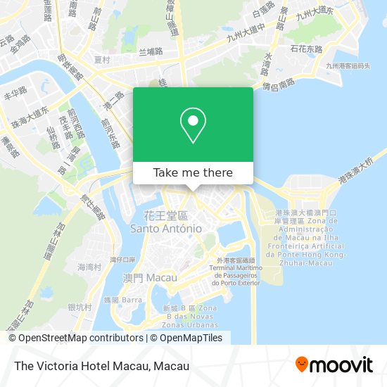The Victoria Hotel Macau地圖