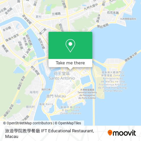 旅遊學院教學餐廳 IFT Educational Restaurant map