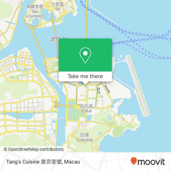 Tang's Cuisine 唐宮壹號 map