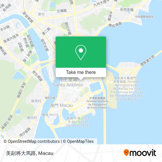 美副將大馬路地圖