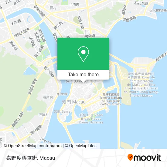 嘉野度將軍街地圖