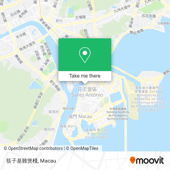 筷子基雞煲棧地圖