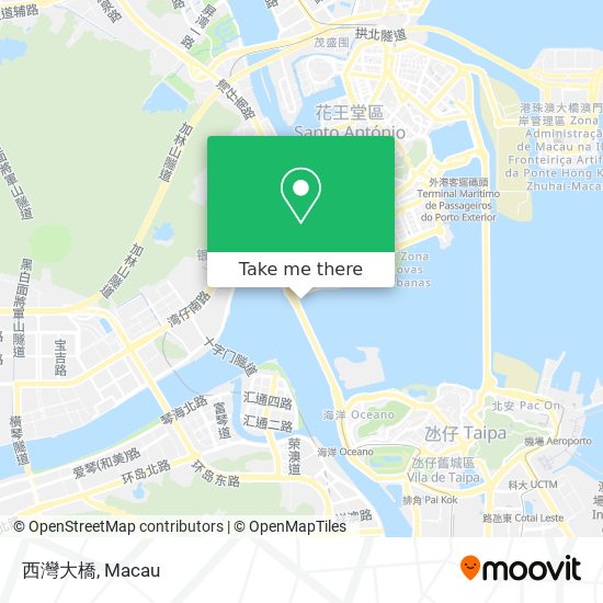 西灣大橋 map