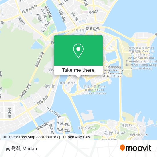 南灣湖 map