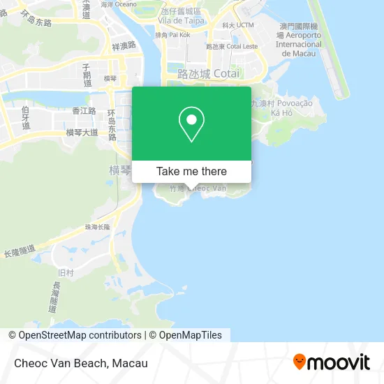 Cheoc Van Beach map