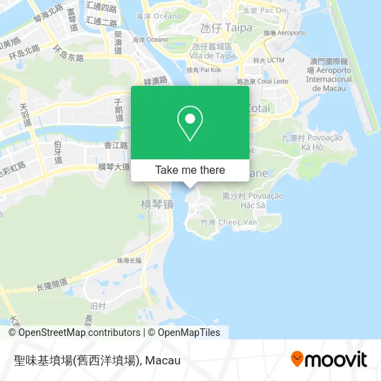 聖味基墳場(舊西洋墳場)地圖