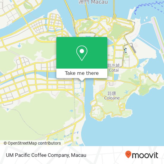 UM Pacific Coffee Company map