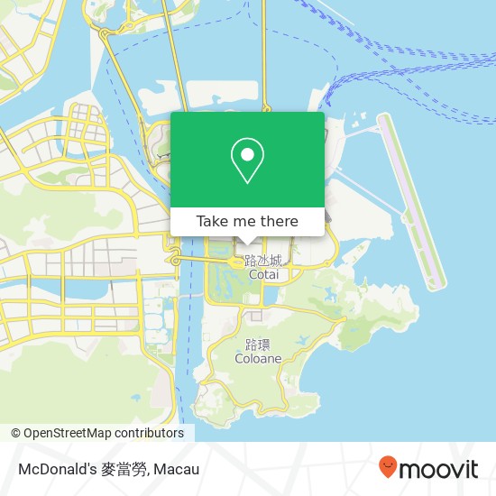 McDonald's 麥當勞 map