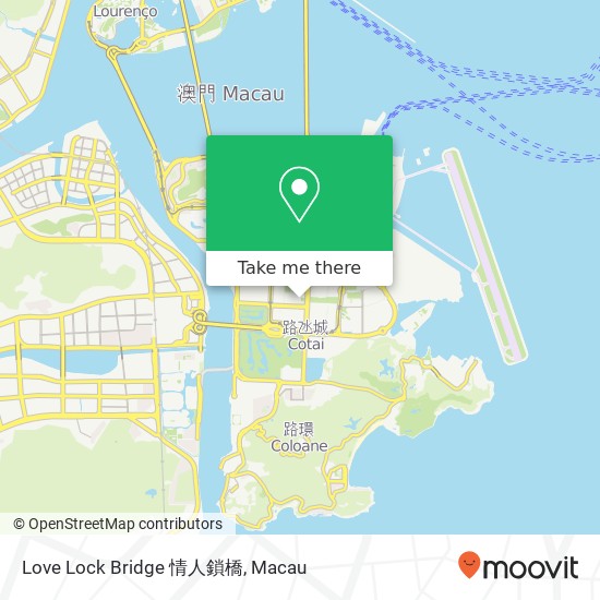 Love Lock Bridge 情人鎖橋 map